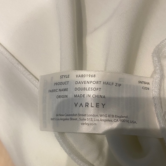 Varley Davenport Half Zip Sweatshirt - Picture 7 of 8